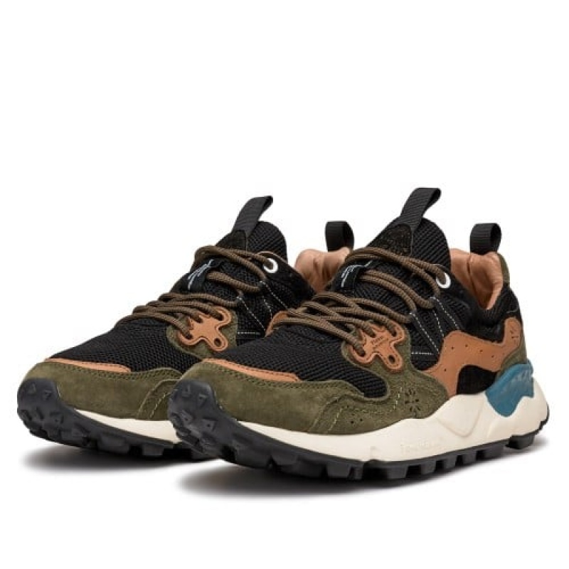 Flower Mountain Yamano 3 Sneakers Heren Zwart | KSY1540BW