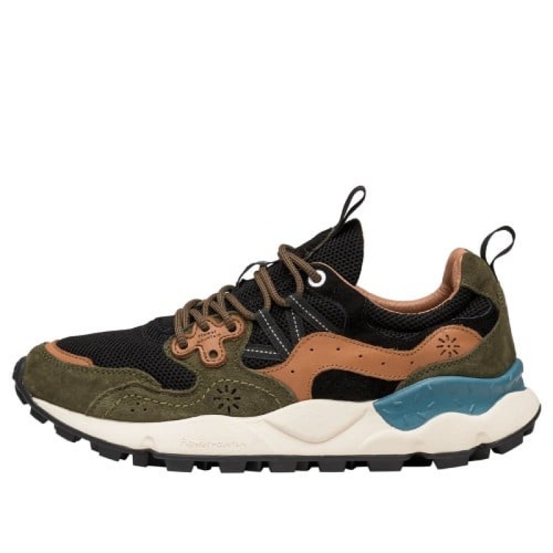 Flower Mountain Yamano 3 Sneakers Heren Zwart | KSY1540BW