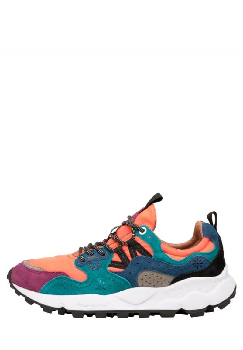 Flower Mountain Yamano 3 Uni Sneakers Heren Oranje Paars | YQA5014ME
