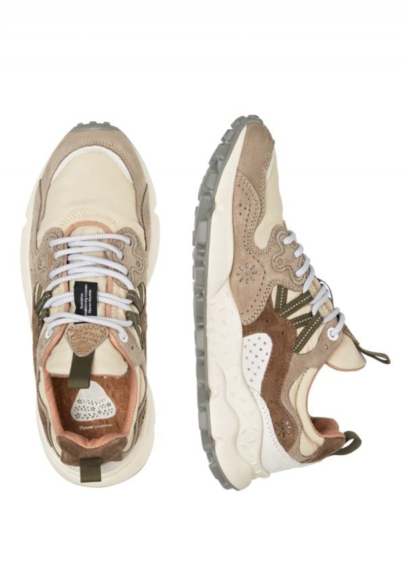 Flower Mountain Yamano 3 Uni Sneakers Heren Grijs Beige | IKR1951ES