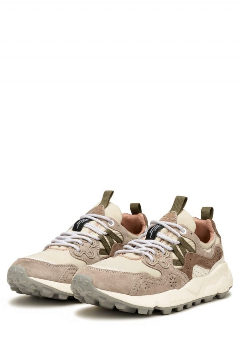 Flower Mountain Yamano 3 Uni Sneakers Heren Grijs Beige | IKR1951ES
