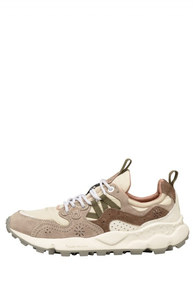 Flower Mountain Yamano 3 Uni Sneakers Heren Grijs Beige | IKR1951ES