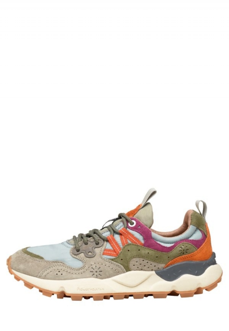Flower Mountain Yamano 3 Uni Sneakers Heren Grijs Lichtblauw | RXX1026FA