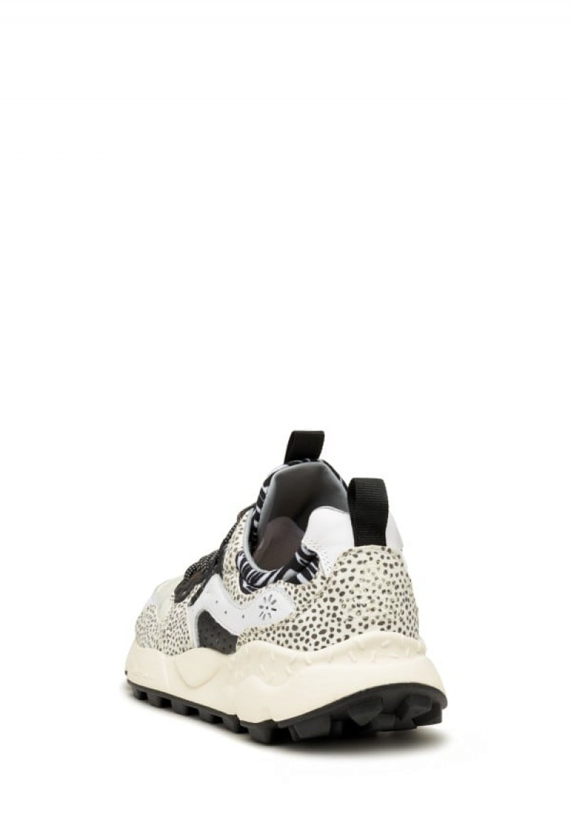 Flower Mountain Yamano 3 Uni Sneakers Heren Wit Zwart | RVH331XL