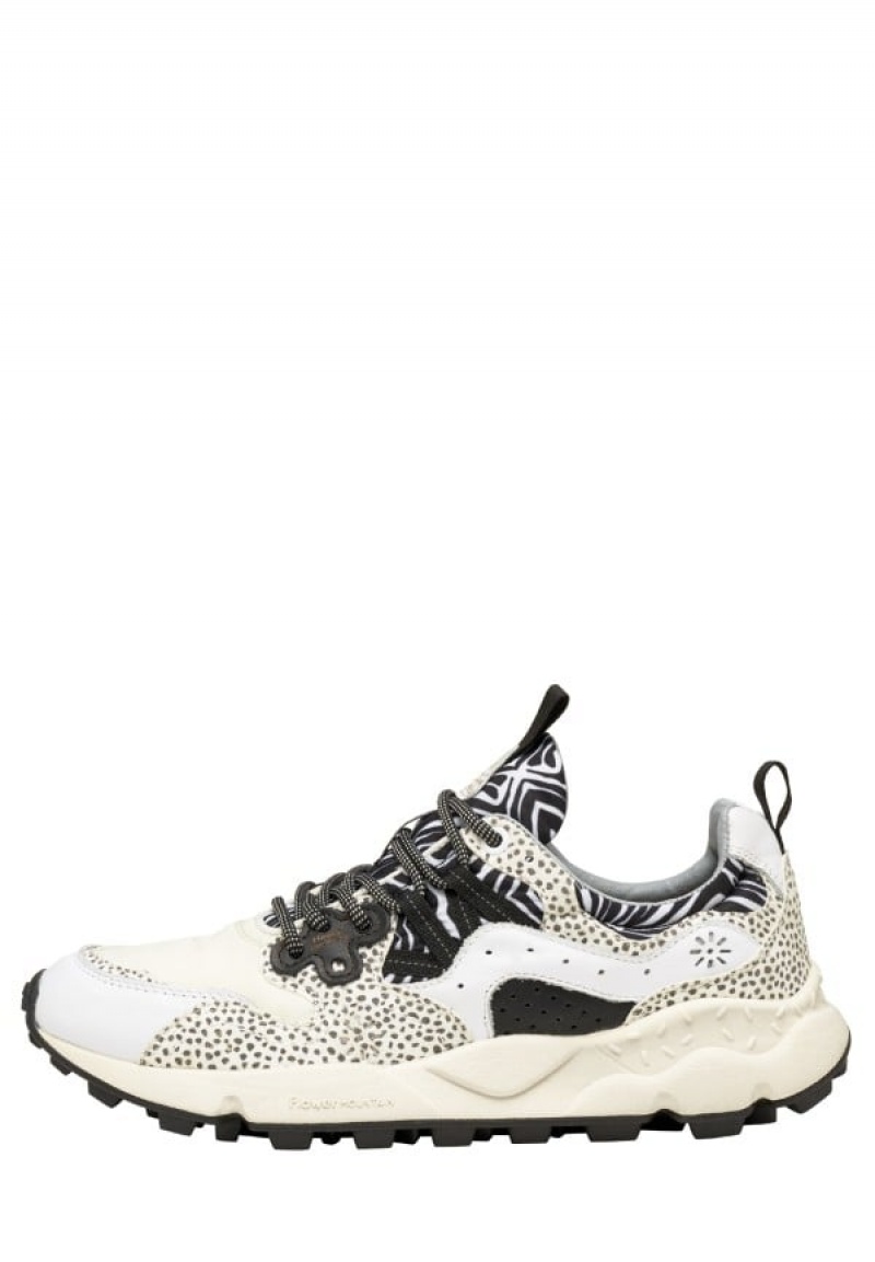 Flower Mountain Yamano 3 Uni Sneakers Heren Wit Zwart | RVH331XL