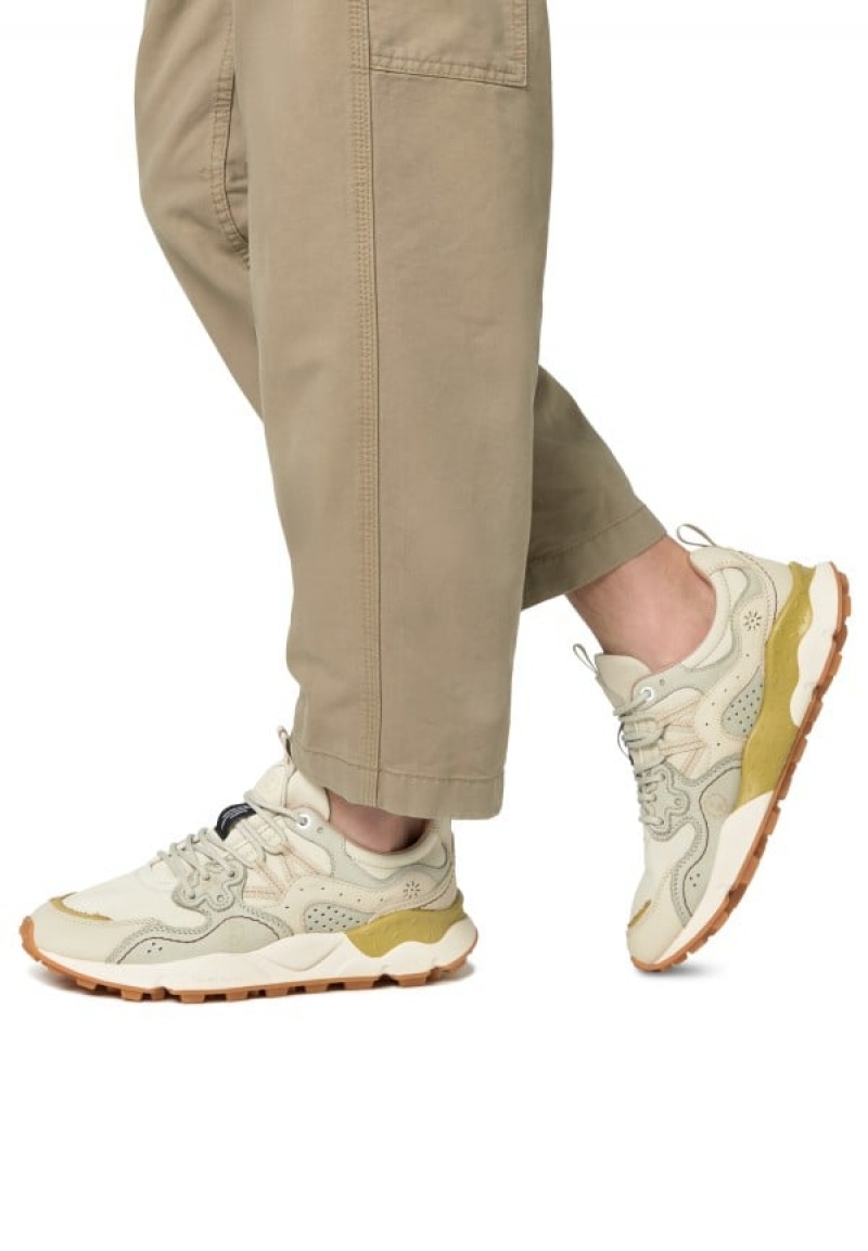 Flower Mountain Yamano 3 Uni Uw Sneakers Heren Beige | MNJ1917KA
