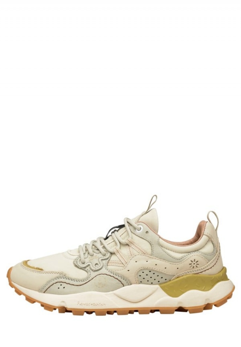 Flower Mountain Yamano 3 Uni Uw Sneakers Heren Beige | MNJ1917KA