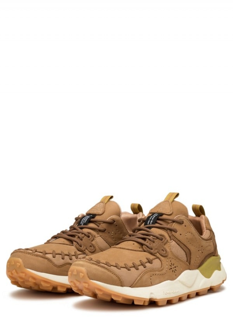 Flower Mountain Yamano Uni Uw Sneakers Heren Bruin | OXL8817BV