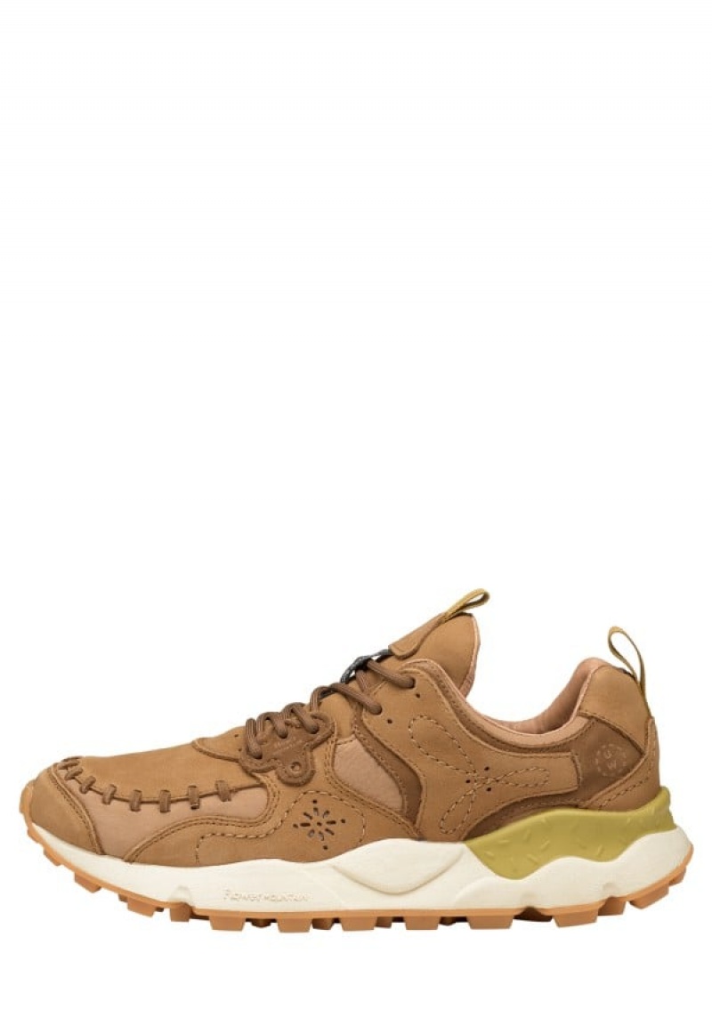 Flower Mountain Yamano Uni Uw Sneakers Heren Bruin | OXL8817BV